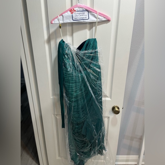 Maria Lucia Hohan Silk Asymmetric Louise Gown - Picture 9 of 14